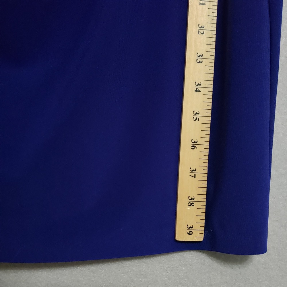 Lauren Ralph Lauren 16 Dress Royal Blue Bell Sleeve Ruched Cocktail Formal Party - Picture 13 of 16